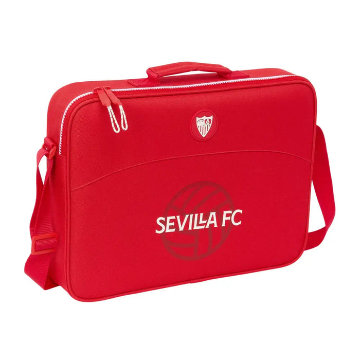 Ученическа Чанта Sevilla Fútbol Club Червен 38 x 28 x 6 cm