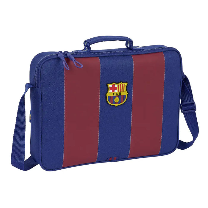 Ученическа Чанта F.C. Barcelona Червен Морско син 38 x 28 x