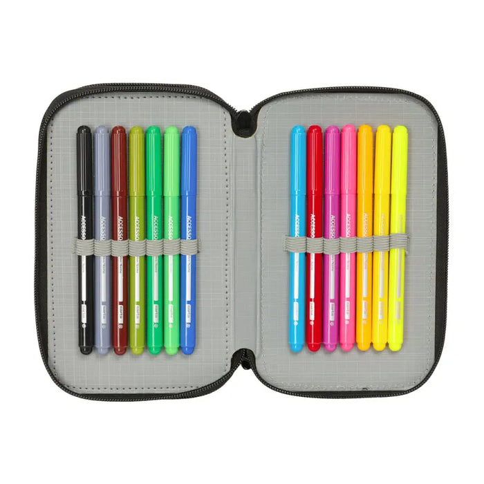 Ученически Комплект с Аксесоари Spider-Man Attack Черен