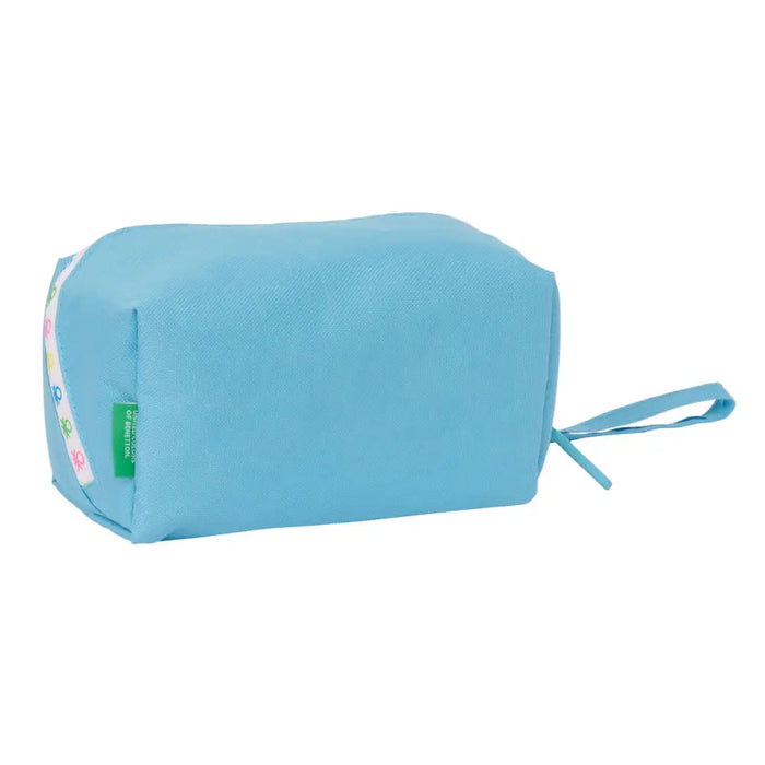 Ученически несесер Benetton Spring Небесно синьо 22 x 10 x