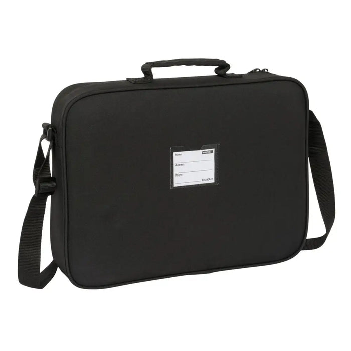Ученическа Чанта BlackFit8 California Син Черен 38 x 28 x 6