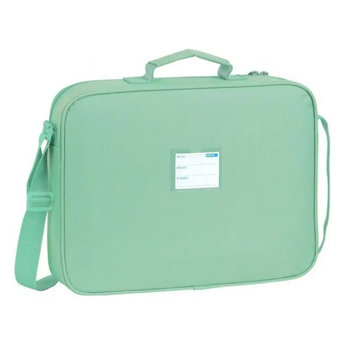 Ученическа Чанта BlackFit8 M385 цвят тюркоаз (38 x 28 x 6