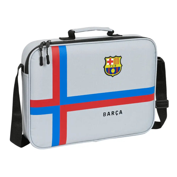 Ученическа Чанта F.C. Barcelona Сив (38 x 28 x 6 cm)