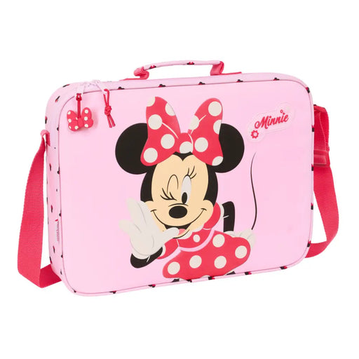 Ученическа Чанта Minnie Mouse Naive Розов 38 x 28 x 6 cm