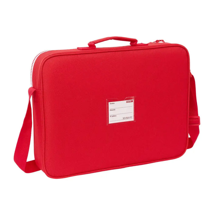 Ученическа Чанта Sevilla Fútbol Club Червен 38 x 28 x 6 cm