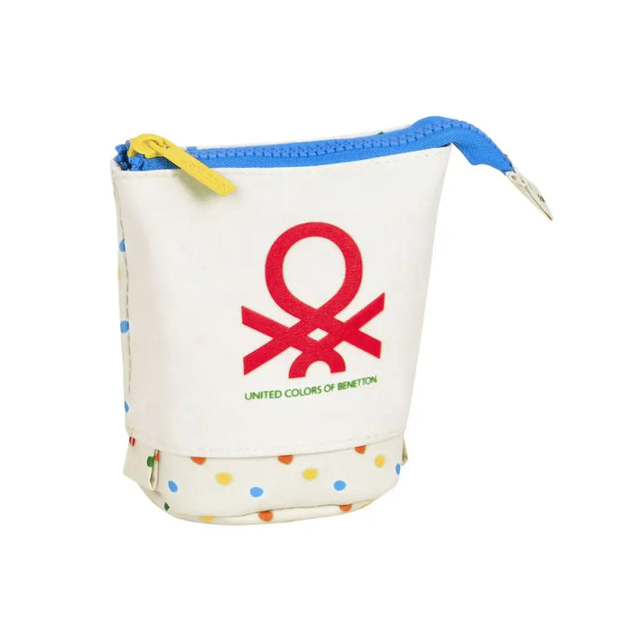 Ученически Комплект с Аксесоари Benetton Topitos Бял (8 x