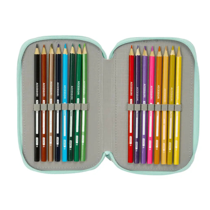 Ученически Комплект с Аксесоари Disney Син 12,5 x 19,5 x