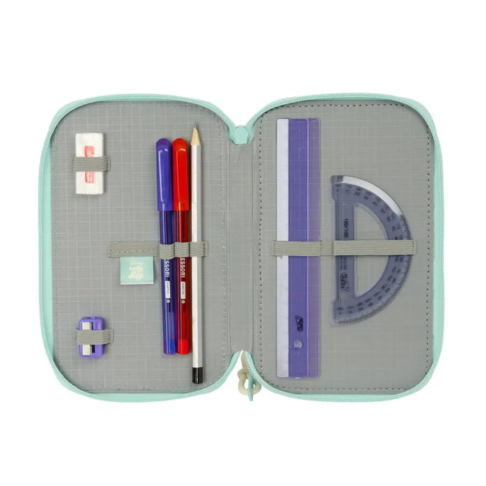 Ученически Комплект с Аксесоари Disney Син 12,5 x 19,5 x