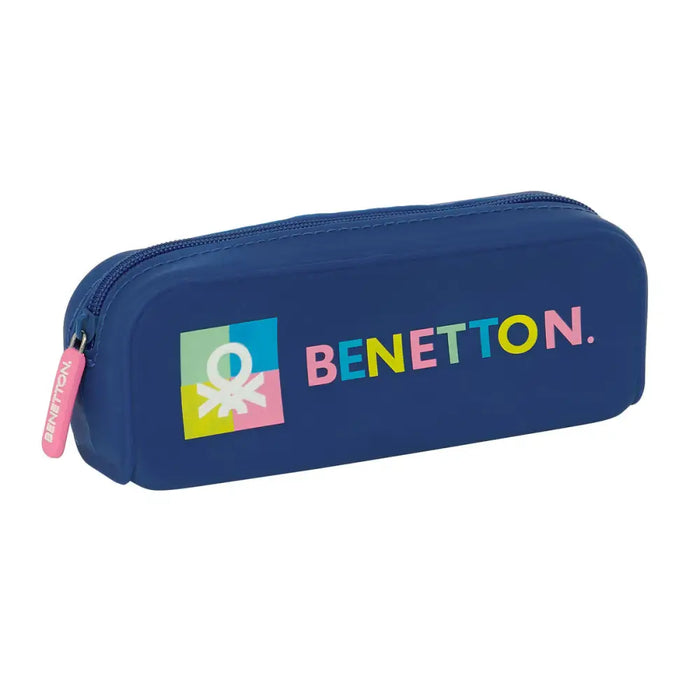 Ученически несесер Benetton Cool Морско син 18.5 x 7.5 x