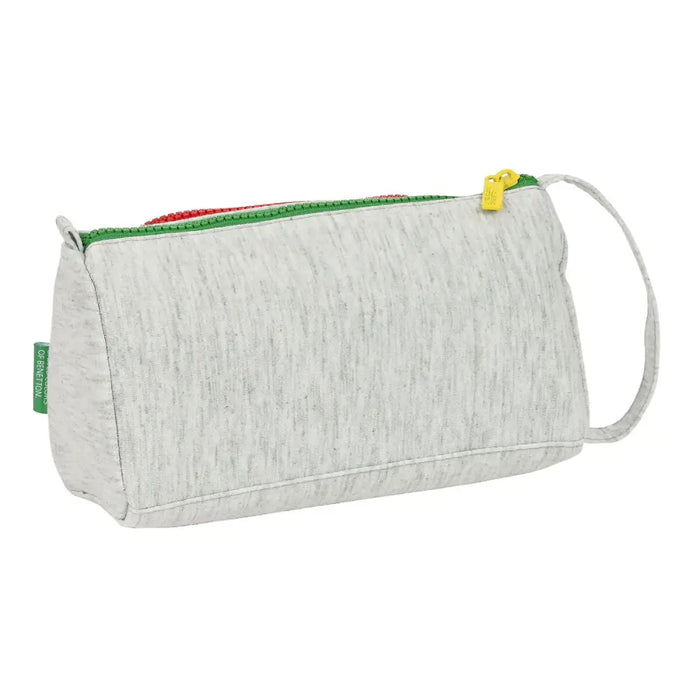 Ученически несесер Benetton Pop Сив 20 x 11 x 8.5 cm