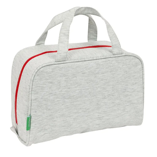Ученически несесер Benetton Pop Сив 31 x 14 x 19 cm