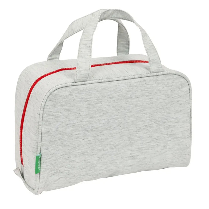 Ученически несесер Benetton Pop Сив 31 x 14 x 19 cm