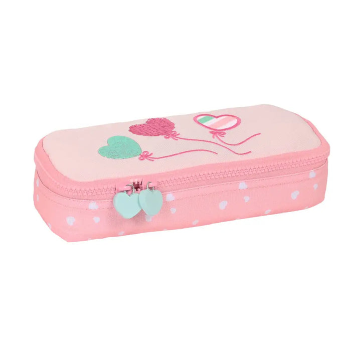 Ученически несесер BlackFit8 Globitos 22 x 5 x 8 cm Розов
