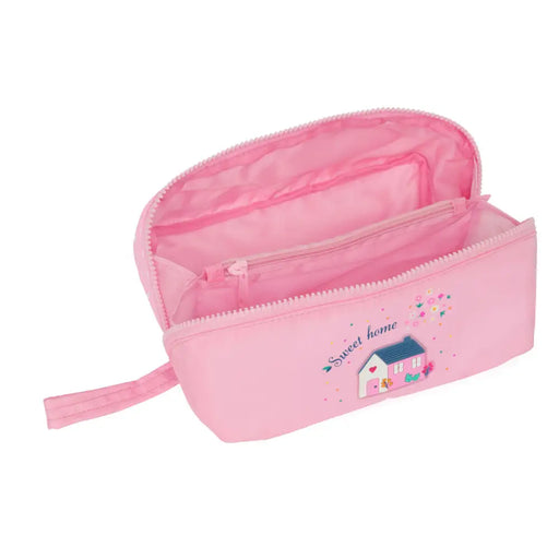Ученически несесер Glow Lab Sweet home Розов 22 x 10 x 10 cm