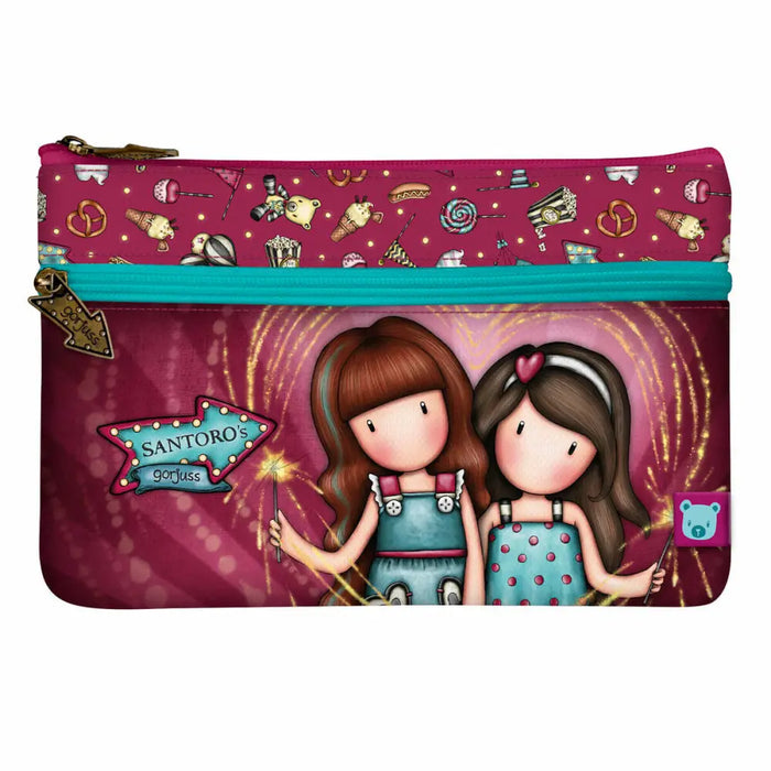 Ученически несесер Gorjuss Fireworks Кестен (23.4 x 15.5 x