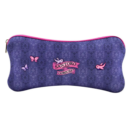 Ученически несесер Gorjuss Cheshire cat Лилав (22 x 11.3 x