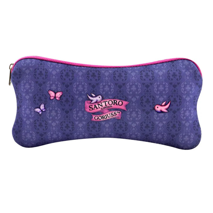 Ученически несесер Gorjuss Cheshire cat Лилав (22 x 11.3 x