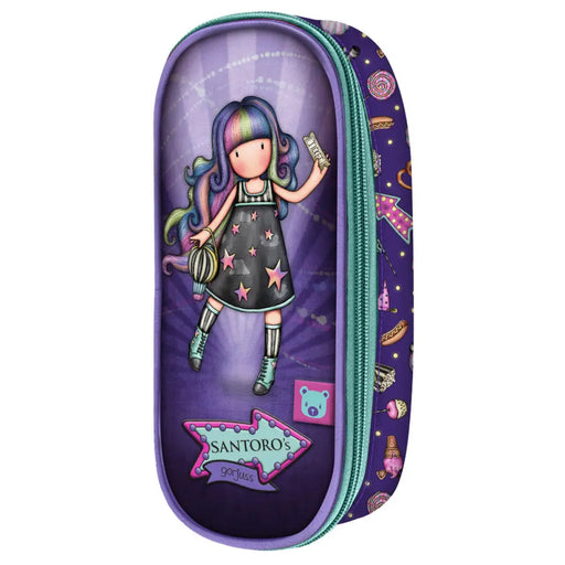 Ученически несесер Gorjuss Up and away Лилав (10 x 23 x 6