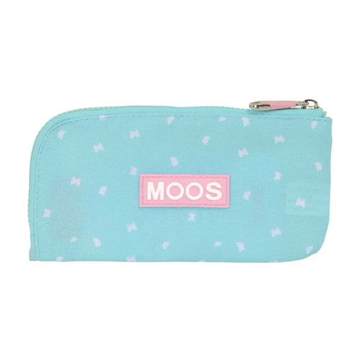 Ученически несесер Moos Butterflies Светло син 23 x 11 x 1