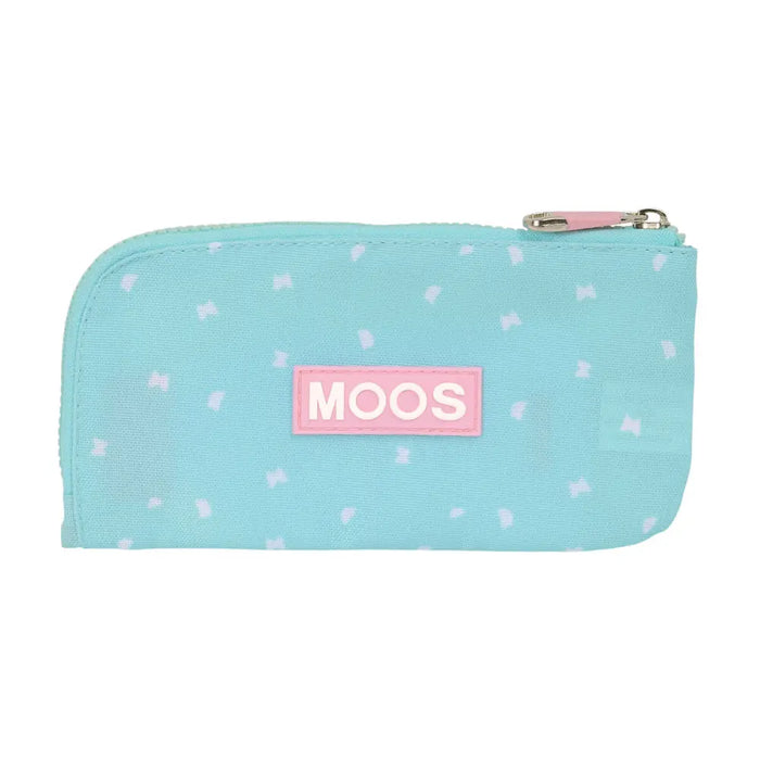 Ученически несесер Moos Butterflies Светло син 23 x 11 x 1