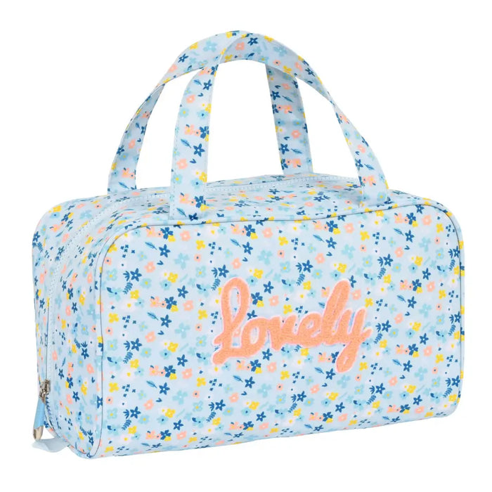 Ученически несесер Moos Lovely Син 31 x 14 x 19 cm