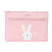 Ученически несесер Safta Bunny Заек Розов 23 x 16 x 3 cm