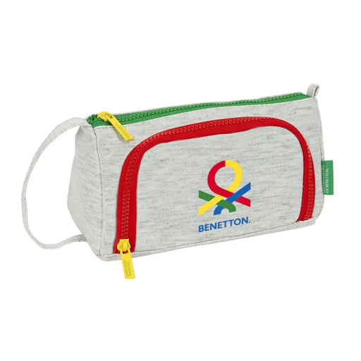 Ученически Комплект с Аксесоари Benetton Pop Сив 20 x 11 x
