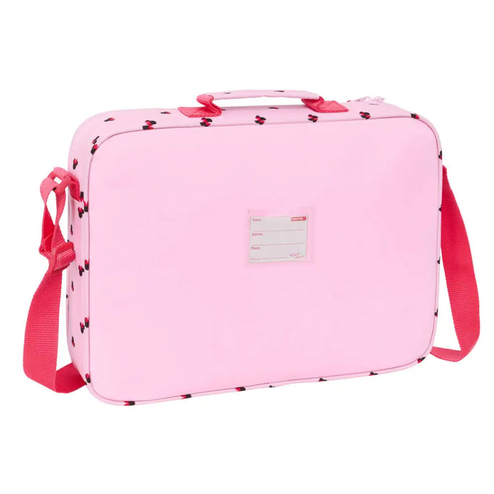 Ученическа Чанта Minnie Mouse Naive Розов 38 x 28 x 6 cm