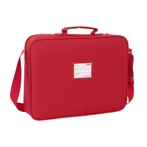Ученическа Чанта Sevilla Fútbol Club Червен 38 x 28 x 6 cm