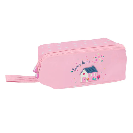 Ученически несесер Glow Lab Sweet home Розов 22 x 10 x 10 cm