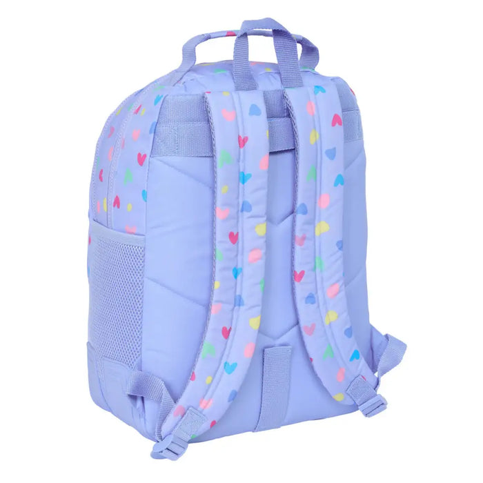Училищна чанта Benetton Lila Люляк 32 x 42 x 15 cm