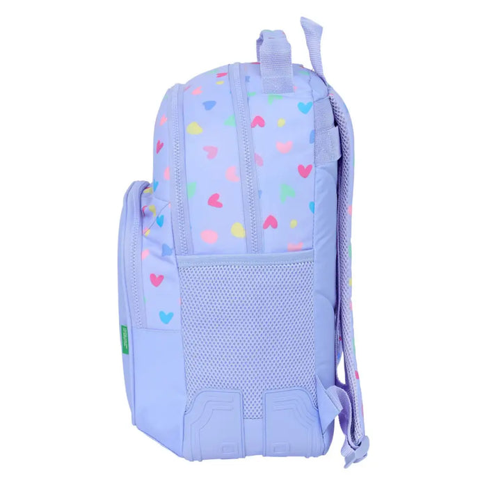 Училищна чанта Benetton Lila Люляк 32 x 42 x 15 cm