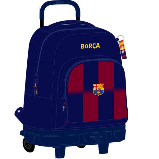 Училищна чанта F.C. Barcelona Син Кестен 33 x 45 x 22 cm