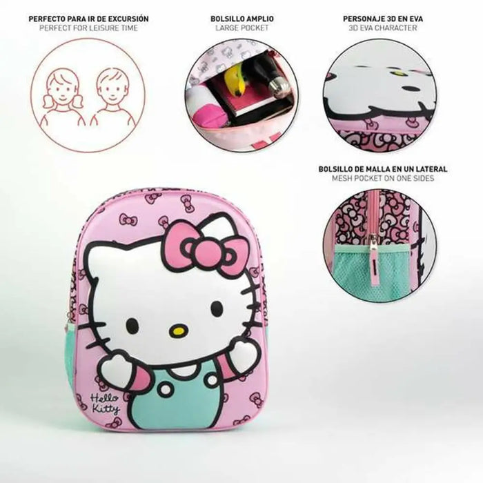 Училищна чанта Hello Kitty Розов 25,0 x 31,0 x 10,0 cm