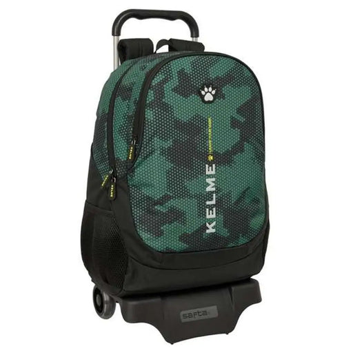 Училищна чанта Kelme Camo Черен Зелен 32 x 44 x 16 cm