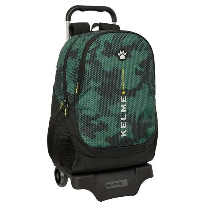 Училищна чанта Kelme Camo Черен Зелен 32 x 44 x 16 cm