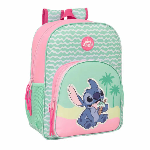 Училищна чанта Lilo & Stitch Ice cream Розов 32 x 38 x 12 cm