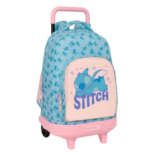 Училищна чанта Lilo & Stitch Ohana Син 33 x 45 x 22 cm