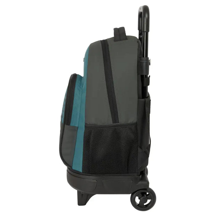 Училищна чанта с колелца Safta Urban style Син Сив 33 x 45