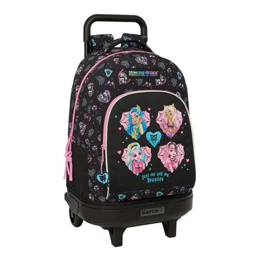 Училищна чанта Monster High Черен 33 x 45 x 22 cm