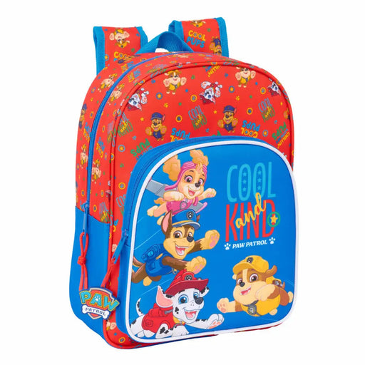 Училищна чанта The Paw Patrol Cool Син Червен 26 x 34 x 11