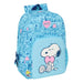 Училищна чанта Snoopy Love Син 30 x 46 x 14 cm