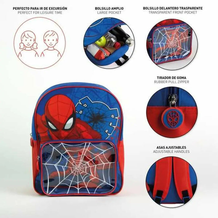Училищна чанта Spider-Man Тъмно синьо