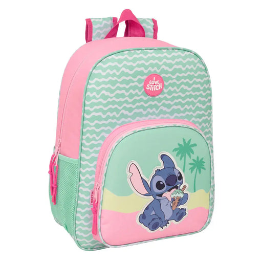 Училищна чанта Lilo & Stitch Ice cream Розов 33 x 42 x 14 cm