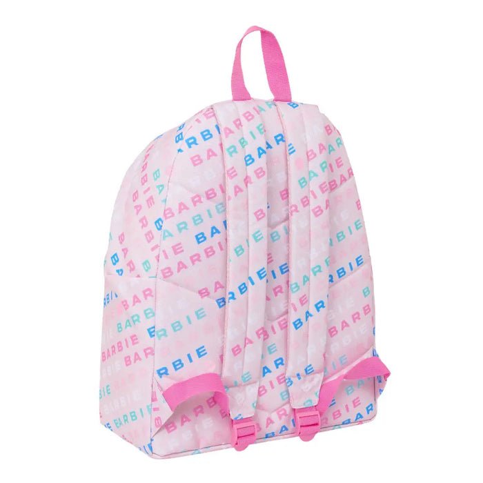 Училищна чанта Barbie Logomania Светло розово 33 x 42 x 15