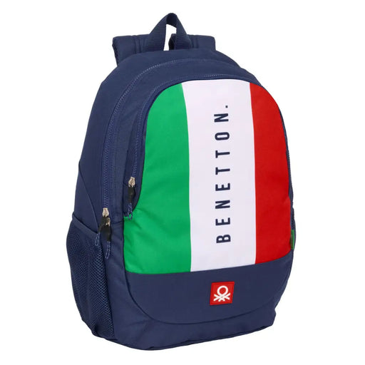 Училищна чанта Benetton Flag Морско син 32 x 44 x 16 cm
