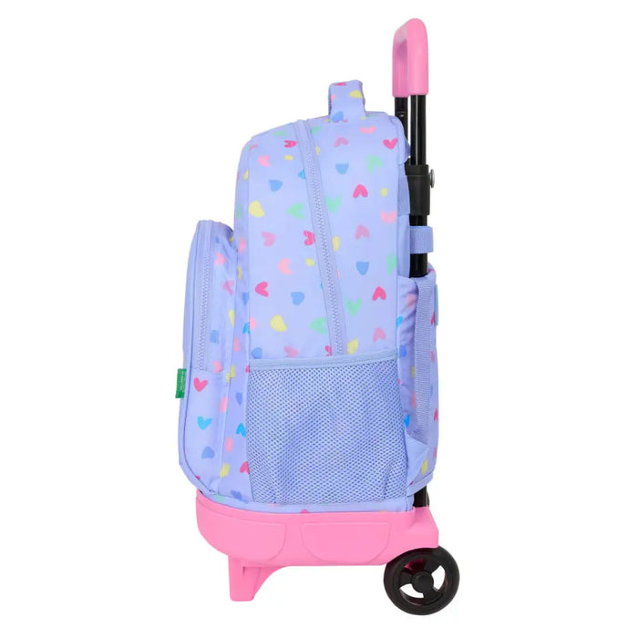 Училищна чанта Benetton Lila Люляк 33 x 45 x 22 cm