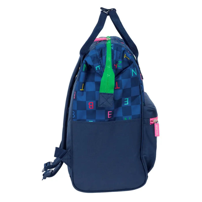 Училищна чанта Benetton benetton Морско син 27 x 40 x 19 cm