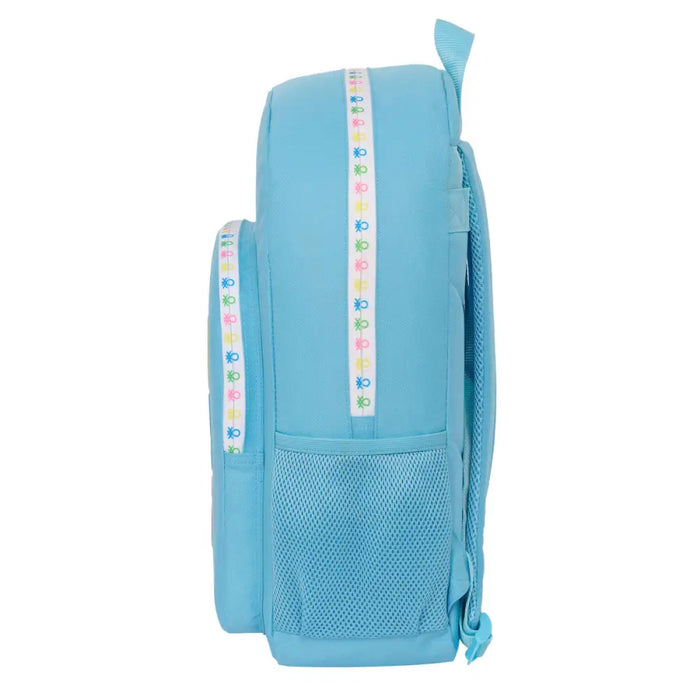 Училищна чанта Benetton Spring Селесте 30 x 46 x 14 cm
