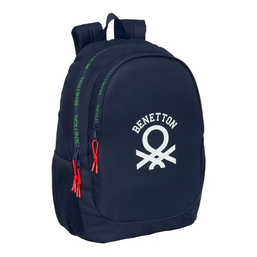 Училищна чанта Benetton Together Морско син 32 x 44 x 16 cm
